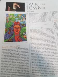 My Art Featured In Town And Style Magazine