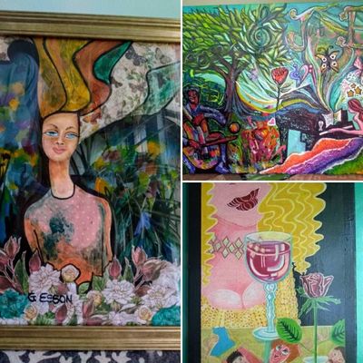 Three Artworks On Exhibit At La Belle Vie Restaurant In Frenchtown